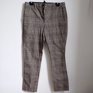 Men's Plaid Dress Pants - Brown Check